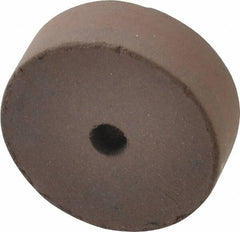 Cratex - 1-1/2" Diam x 1/4" Hole x 1/2" Thick, Surface Grinding Wheel - Silicon Carbide, Fine Grade, 15,000 Max RPM, Rubber Bond, No Recess - Benchmark Tooling