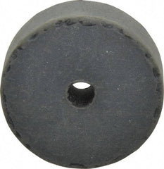 Cratex - 1-1/2" Diam x 1/4" Hole x 1/2" Thick, Surface Grinding Wheel - Silicon Carbide, Extra Fine Grade, 15,000 Max RPM, Rubber Bond, No Recess - Benchmark Tooling