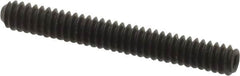 Value Collection - #4-40 UNC, 7/8" OAL, Cup Point Set Screw - Grade 8 Alloy Steel, 0.05" Key - Benchmark Tooling