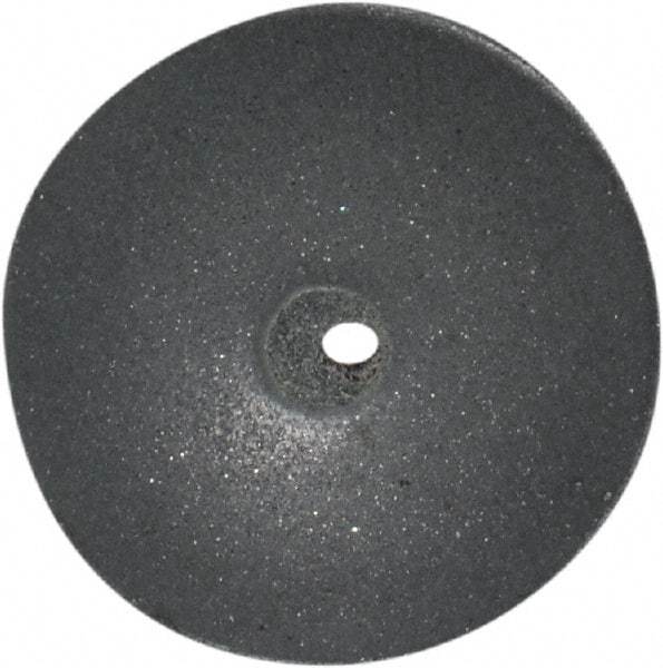 Cratex - 5/8" Diam x 1/16" Hole x 3/32" Thick, Surface Grinding Wheel - Silicon Carbide, Extra Fine Grade, 25,000 Max RPM, Rubber Bond, No Recess - Benchmark Tooling