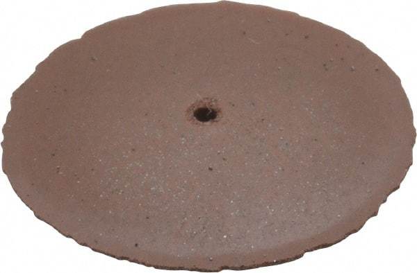 Cratex - 1" Diam x 1/16" Hole x 1/8" Thick, Surface Grinding Wheel - Silicon Carbide, Fine Grade, Rubber Bond, No Recess - Benchmark Tooling