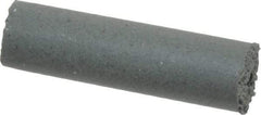 Cratex - 1/4" Max Diam x 7/8" Long, Cylinder, Rubberized Point - Coarse Grade, Silicon Carbide, 1/16" Arbor Hole, Unmounted - Benchmark Tooling