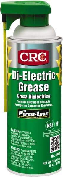 CRC - 16 oz Aerosol Silicone General Purpose Grease - Opaque White, Food Grade, 400°F Max Temp, NLGIG 2, - Benchmark Tooling