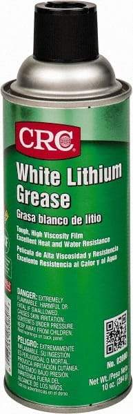 CRC - 16 oz Aerosol Lithium General Purpose Grease - Off White, 300°F Max Temp, NLGIG 2, - Benchmark Tooling