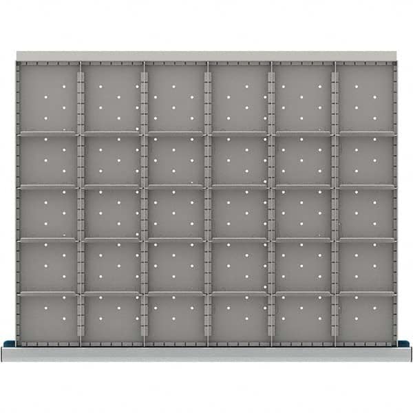 LISTA - 30-Compartment Drawer Divider Layout for 3.15" High Drawers - Benchmark Tooling