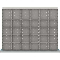 LISTA - 30-Compartment Drawer Divider Layout for 3.15" High Drawers - Benchmark Tooling