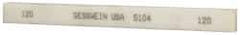 Made in USA - 120 Grit Aluminum Oxide Rectangular Polishing Stone - Fine Grade, 1/2" Wide x 6" Long x 1/4" Thick, Oil Filled - Benchmark Tooling