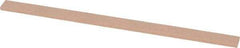 Made in USA - 220 Grit Aluminum Oxide Rectangular Polishing Stone - Very Fine Grade, 1/4" Wide x 4" Long x 1/16" Thick - Benchmark Tooling