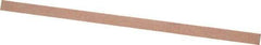 Made in USA - 180 Grit Aluminum Oxide Rectangular Polishing Stone - Very Fine Grade, 1/4" Wide x 6" Long x 1/8" Thick - Benchmark Tooling