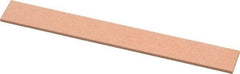 Made in USA - 320 Grit Aluminum Oxide Rectangular Polishing Stone - Extra Fine Grade, 1/2" Wide x 4" Long x 1/16" Thick - Benchmark Tooling