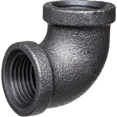 Black Pipe Fittings; Fitting Type: Elbow; Fitting Size: 2″; Material: Malleable Iron; Finish: Black; Fitting Shape: 90 ™ Elbow; Thread Standard: BSPT; Connection Type: Threaded; Lead Free: No; Standards: ASTM A197; BS EN 1562