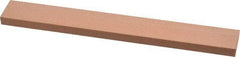 Made in USA - 220 Grit Aluminum Oxide Rectangular Polishing Stone - Very Fine Grade, 3/4" Wide x 6" Long x 1/4" Thick - Benchmark Tooling