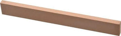 Made in USA - 400 Grit Aluminum Oxide Rectangular Polishing Stone - Super Fine Grade, 3/4" Wide x 6" Long x 1/4" Thick - Benchmark Tooling