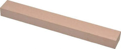 Made in USA - 600 Grit Aluminum Oxide Rectangular Polishing Stone - Super Fine Grade, 3/4" Wide x 6" Long x 1/2" Thick - Benchmark Tooling