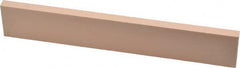 Made in USA - 600 Grit Aluminum Oxide Rectangular Polishing Stone - Super Fine Grade, 1" Wide x 6" Long x 1/4" Thick - Benchmark Tooling