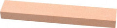 Made in USA - 180 Grit Aluminum Oxide Rectangular Polishing Stone - Very Fine Grade, 1" Wide x 6" Long x 1/2" Thick - Benchmark Tooling