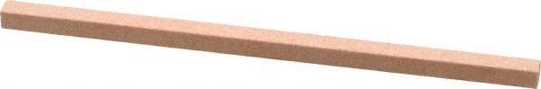 Made in USA - 180 Grit Aluminum Oxide Square Polishing Stone - Very Fine Grade, 5/32" Wide x 4" Long x 5/32" Thick - Benchmark Tooling