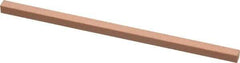 Made in USA - 320 Grit Aluminum Oxide Square Polishing Stone - Extra Fine Grade, 5/32" Wide x 4" Long x 5/32" Thick - Benchmark Tooling