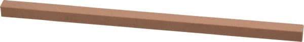 Value Collection - 220 Grit Aluminum Oxide Square Polishing Stone - Very Fine Grade, 1/4" Wide x 6" Long x 1/4" Thick - Benchmark Tooling