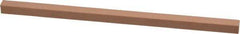 Value Collection - 220 Grit Aluminum Oxide Square Polishing Stone - Very Fine Grade, 1/4" Wide x 6" Long x 1/4" Thick - Benchmark Tooling