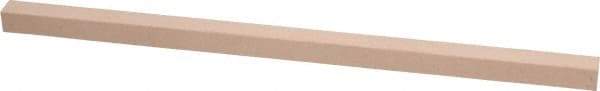 Made in USA - 320 Grit Aluminum Oxide Square Polishing Stone - Extra Fine Grade, 1/4" Wide x 6" Long x 1/4" Thick - Benchmark Tooling
