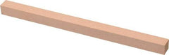 Made in USA - 400 Grit Aluminum Oxide Square Polishing Stone - Super Fine Grade, 3/8" Wide x 6" Long x 3/8" Thick - Benchmark Tooling