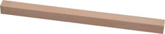 Made in USA - 600 Grit Aluminum Oxide Square Polishing Stone - Super Fine Grade, 3/8" Wide x 6" Long x 3/8" Thick - Benchmark Tooling