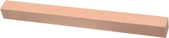 Made in USA - 220 Grit Aluminum Oxide Square Polishing Stone - Very Fine Grade, 1/2" Wide x 6" Long x 1/2" Thick - Benchmark Tooling