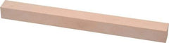 Made in USA - 600 Grit Aluminum Oxide Square Polishing Stone - Super Fine Grade, 1/2" Wide x 6" Long x 1/2" Thick - Benchmark Tooling