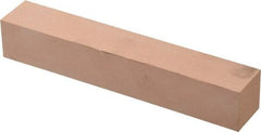 Made in USA - 400 Grit Aluminum Oxide Square Polishing Stone - Super Fine Grade, 1" Wide x 6" Long x 1" Thick - Benchmark Tooling