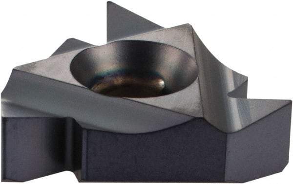 Iscar - 22IR Internal Right Hand 7-5 Partial Profile 60° Laydown Threading Insert - Grade IC908, TiAlN Coated Carbide, 12.7mm Inscribed Circle - Benchmark Tooling