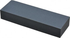 Norton - 6" Long x 2" Wide x 1" Thick, Silicon Carbide Sharpening Stone - Rectangle, Fine Grade - Benchmark Tooling