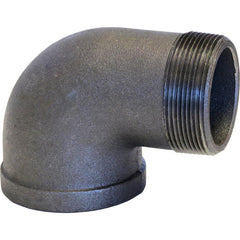 Black Pipe Fittings; Fitting Type: Street Elbow; Fitting Size: 1-1/2″; Material: Malleable Iron; Finish: Black; Fitting Shape: 90 ™ Elbow; Thread Standard: NPT; Connection Type: Threaded; Lead Free: No; Standards:  ™ASME ™B1.2.1; ASME ™B16.3