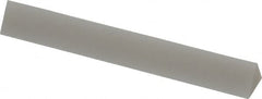 Made in USA - 3" Long x 1/2" Wide x 1/2" Thick, Novaculite Sharpening Stone - Triangle, Ultra Fine Grade - Benchmark Tooling