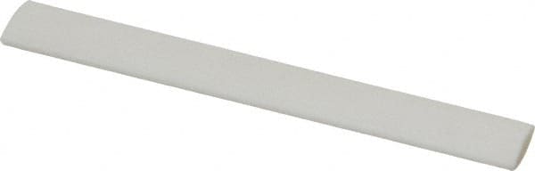 Made in USA - 3" Long x 1/2" Wide x 3/16" Thick, Novaculite Sharpening Stone - Oval, Ultra Fine Grade - Benchmark Tooling