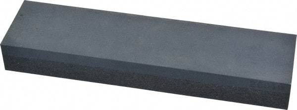 Made in USA - 8" Long x 2" Wide x 1" Thick, Silicon Carbide Sharpening Stone - Rectangle, Coarse, Fine Grade - Benchmark Tooling