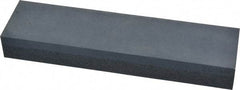 Made in USA - 8" Long x 2" Wide x 1" Thick, Silicon Carbide Sharpening Stone - Rectangle, Coarse, Fine Grade - Benchmark Tooling