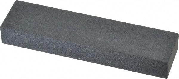 Made in USA - 4" Long x 1" Wide x 1/2" Thick, Silicon Carbide Sharpening Stone - Rectangle, Medium Grade - Benchmark Tooling