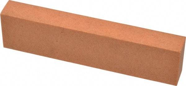 Made in USA - 4" Long x 1" Wide x 1/2" Thick, Aluminum Oxide Sharpening Stone - Rectangle, Fine Grade - Benchmark Tooling