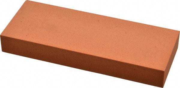 Made in USA - 5" Long x 2" Wide x 5/8" Thick, Aluminum Oxide Sharpening Stone - Rectangle, Fine Grade - Benchmark Tooling