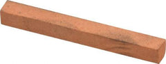 Made in USA - 4" Long x 1/4" Wide x 1/4" Thick, Aluminum Oxide Sharpening Stone - Square, Fine Grade - Benchmark Tooling