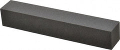 Made in USA - 6" Long x 1" Wide x 1" Thick, Aluminum Oxide Sharpening Stone - Square, Coarse Grade - Benchmark Tooling