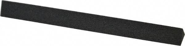 Made in USA - 4" Long x 3/8" Wide x 3/8" Thick, Aluminum Oxide Sharpening Stone - Triangle, Coarse Grade - Benchmark Tooling