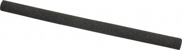 Made in USA - 4" Long x 1/4" Diam x 1/4" Thick, Aluminum Oxide Sharpening Stone - Round, Coarse Grade - Benchmark Tooling