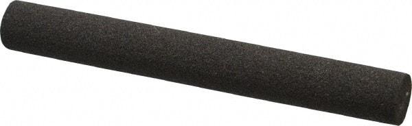 Made in USA - 4" Long x 1/2" Diam x 1/2" Thick, Aluminum Oxide Sharpening Stone - Round, Coarse Grade - Benchmark Tooling