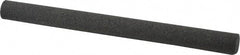 Made in USA - 6" Long x 1/2" Diam x 1/2" Thick, Aluminum Oxide Sharpening Stone - Round, Coarse Grade - Benchmark Tooling