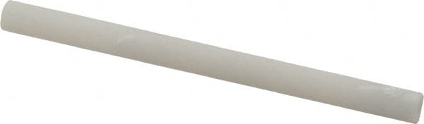 Made in USA - 3" Long x 1/4" Diam x 1/4" Thick, Novaculite Sharpening Stone - Round, Ultra Fine Grade - Benchmark Tooling