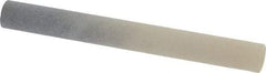 Made in USA - 3" Long x 3/8" Diam x 3/8" Thick, Novaculite Sharpening Stone - Round, Ultra Fine Grade - Benchmark Tooling