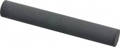 Made in USA - 3" Long x 1/2" Diam x 1/2" Thick, Novaculite Sharpening Stone - Round, Ultra Fine Grade - Benchmark Tooling