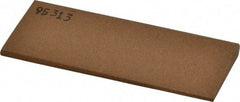 Made in USA - 4-1/2" Long x 1-3/4" Diam x 3/8" Thick, Aluminum Oxide Sharpening Stone - Round, Medium Grade - Benchmark Tooling